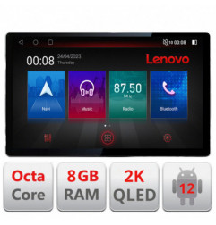 Navigatie dedicata Toyota Corolla 2019- N-388-levin Lenovo ecran 13" 2K 8+128 Android Waze USB Navigatie 4G 360 Toslink Youtube