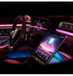 Lumini ambientale dedicate Mazda 6 2020-2023 set complet control telefon sau sistem original