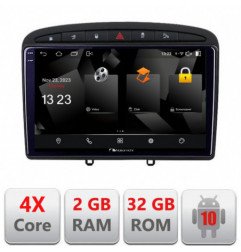 Navigatie dedicata Nakamichi Peugeot 308 Quad Core 5230-038  Android Ecran 720P Quad Core 2+32 carplay android auto
