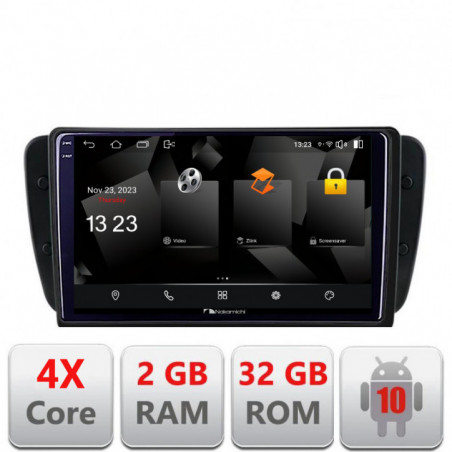Navigatie dedicata Nakamichi Seat Ibiza 2008-2014 5230-246  Android Ecran 720P Quad Core 2+32 carplay android auto