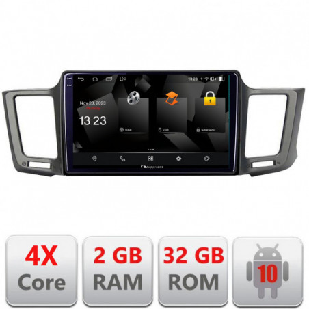 Navigatie dedicata Nakamichi Toyota RAV4 5230-247  Android Ecran 720P Quad Core 2+32 carplay android auto