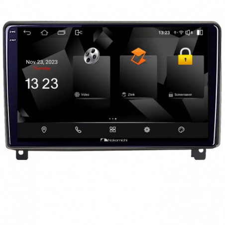 Navigatie dedicata Nakamichi Peugeot 407 2004-2011   Android Ecran 720P Quad Core 2+32 carplay android auto