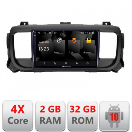 Navigatie dedicata Nakamichi Citroen Jumpy Toyota Proace Peugeot Traveller 5230-jumpy16  Android Ecran 720P Quad Core 2+32 carplay android auto