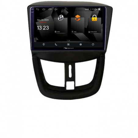 Navigatie dedicata Nakamichi Peugeot 207 5230-PE01  Android Ecran 720P Quad Core 2+32 carplay android auto