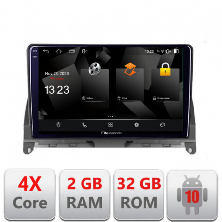 Navigatie dedicata Nakamichi Mercedes W204 2008-2012 5230-W204  Android Ecran 720P Quad Core 2+32 carplay android auto