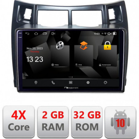 Navigatie dedicata Nakamichi Toyota Yaris 2008-2011 5230-YARIS08  Android Ecran 720P Quad Core 2+32 carplay android auto