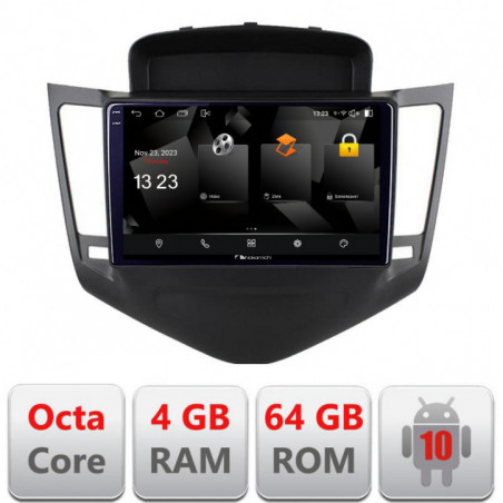 Navigatie dedicata Nakamichi Chevrolet Cruze 5510-045  Android Octa Core 720p 4+64 DSP 360 camera carplay android auto