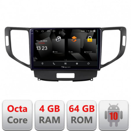 Navigatie dedicata Nakamichi Honda Accord 2008-2012 5510-8951  Android Octa Core 720p 4+64 DSP 360 camera carplay android auto