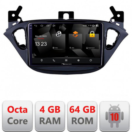 Navigatie dedicata Nakamichi Opel Corsa 2013-2016 5510-corsa  Android Octa Core 720p 4+64 DSP 360 camera carplay android auto