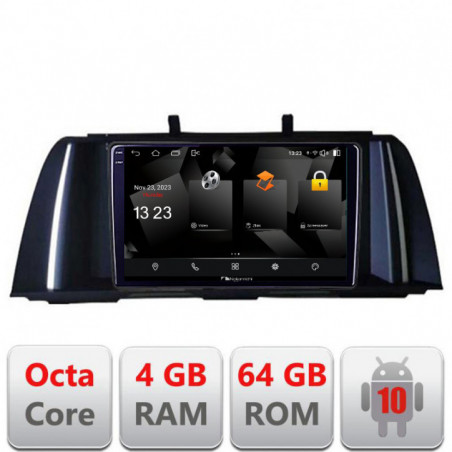 Navigatie dedicata Nakamichi Seria 5 F10 2010-2012 CIC  Android Octa Core 720p 4+64 DSP 360 camera carplay android auto