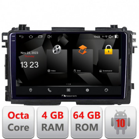 Navigatie dedicata Nakamichi Honda HR-V 2013-2018  Android Octa Core 720p 4+64 DSP 360 camera carplay android auto
