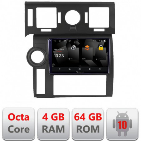 Navigatie dedicata Nakamichi Hummer H2 2002-2008  Android Octa Core 720p 4+64 DSP 360 camera carplay android auto