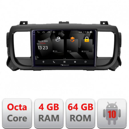 Navigatie dedicata Nakamichi Citroen Jumpy Toyota Proace Peugeot Traveller 5510-jumpy16  Android Octa Core 720p 4+64 DSP 360 camera carplay android auto