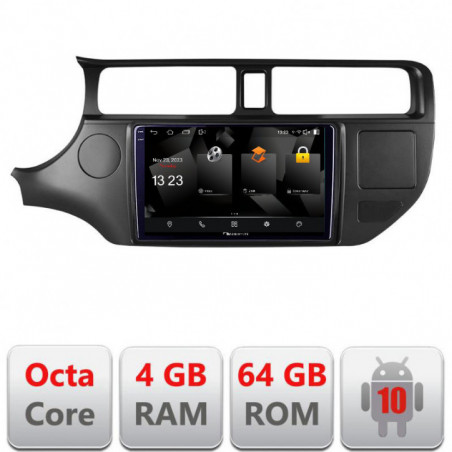 Navigatie dedicata Nakamichi Kia Rio 2011-2014 5510-rio-11  Android Octa Core 720p 4+64 DSP 360 camera carplay android auto