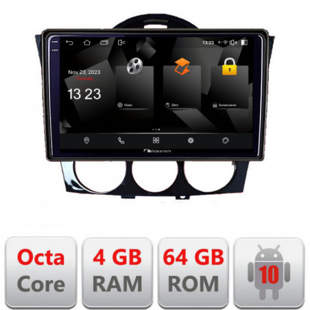 Navigatie dedicata Nakamichi Mazda RX8 2008-2011   Android Octa Core 720p 4+64 DSP 360 camera carplay android auto