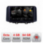 Navigatie dedicata Nakamichi Hyundai Kona 5510-1058  Android Octa Core 720p 4+64 DSP 360 camera carplay android auto