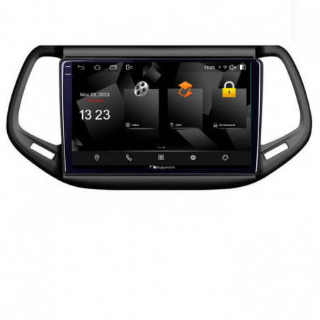Navigatie dedicata Nakamichi Jeep Compass 2017 5510-739  Android Octa Core 720p 4+64 DSP 360 camera carplay android auto
