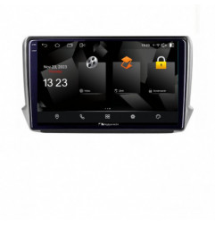 Navigatie dedicata Nakamichi Peugeot 208/2008 5510-PSA  Android Octa Core 720p 4+64 DSP 360 camera carplay android auto