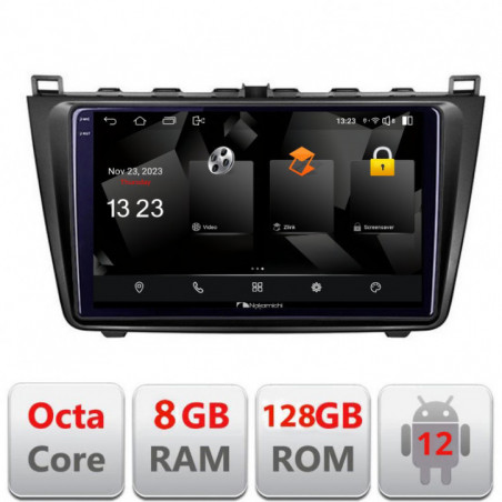 Navigatie dedicata Nakamichi  Mazda 6 5960Pro-012 Android Octa Core Qualcomm 2K Qled 8+128 DTS DSP 360 4G Optical