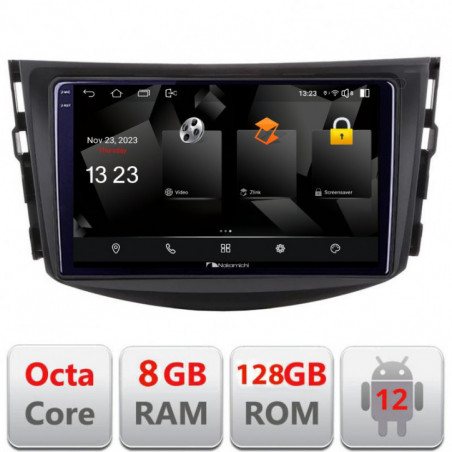Navigatie dedicata Nakamichi Toyota RAV4 5960Pro-018 Android Octa Core Qualcomm 2K Qled 8+128 DTS DSP 360 4G Optical