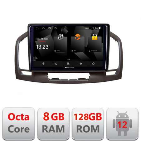 Navigatie dedicata Nakamichi Opel Insignia 2009-2013 5960Pro-114 Android Octa Core Qualcomm 2K Qled 8+128 DTS DSP 360 4G Optical