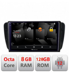 Navigatie dedicata Nakamichi Seat Ibiza 2008-2014 5960Pro-246 Android Octa Core Qualcomm 2K Qled 8+128 DTS DSP 360 4G Optical
