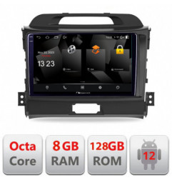 Navigatie dedicata Nakamichi Kia Sportage 2010- 5960Pro-325 Android Octa Core Qualcomm 2K Qled 8+128 DTS DSP 360 4G Optical