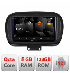 Navigatie dedicata Nakamichi Fiat 500 2014- 5960Pro-539 Android Octa Core Qualcomm 2K Qled 8+128 DTS DSP 360 4G Optical