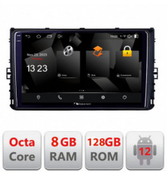 Navigatie dedicata Nakamichi grupul VW 5960Pro-933 Android Octa Core Qualcomm 2K Qled 8+128 DTS DSP 360 4G Optical