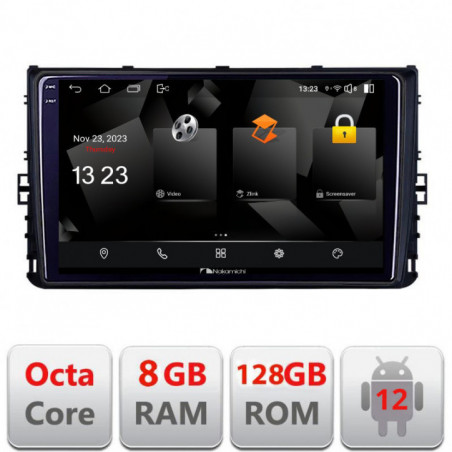 Navigatie dedicata Nakamichi grupul VW 5960Pro-933 Android Octa Core Qualcomm 2K Qled 8+128 DTS DSP 360 4G Optical