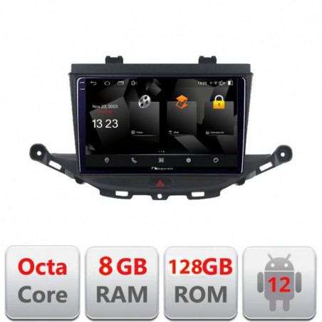 Navigatie dedicata Nakamichi Opel Astra K 5960Pro-ASTRAK Android Octa Core Qualcomm 2K Qled 8+128 DTS DSP 360 4G Optical