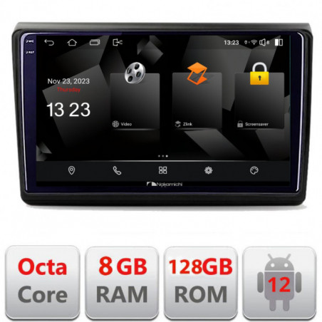 Navigatie dedicata Nakamichi Fiat BRAVO 2007-2014 5960Pro-BRAVO Android Octa Core Qualcomm 2K Qled 8+128 DTS DSP 360 4G Optical