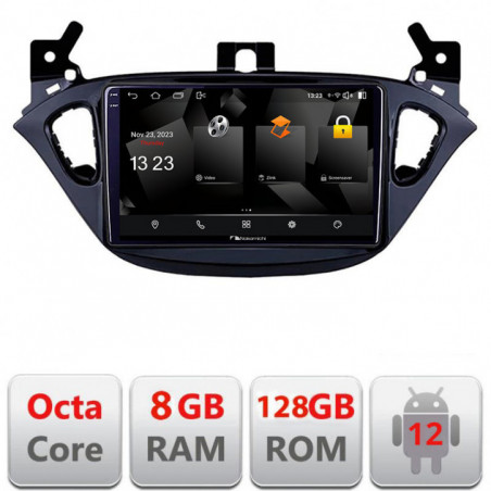 Navigatie dedicata Nakamichi Opel Corsa 2013-2016 5960Pro-corsa Android Octa Core Qualcomm 2K Qled 8+128 DTS DSP 360 4G Optical