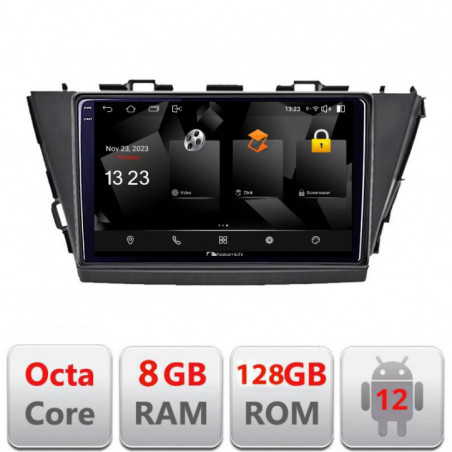Navigatie dedicata Nakamichi Toyota Prius 5 Plus 2012-2020 Android Octa Core Qualcomm 2K Qled 8+128 DTS DSP 360 4G Optical