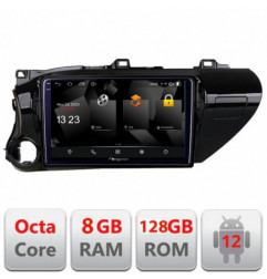 Navigatie dedicata Nakamichi Toyota Hilux 2016- 5960Pro-TY59 Android Octa Core Qualcomm 2K Qled 8+128 DTS DSP 360 4G Optical