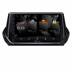 Navigatie dedicata Nakamichi Peugeot 2008 2020- Android radio gps internet quad core 2+32 carplay android auto