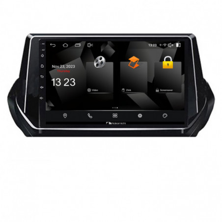 Navigatie dedicata Nakamichi Peugeot 2008 2020- Android radio gps internet quad core 2+32 carplay android auto