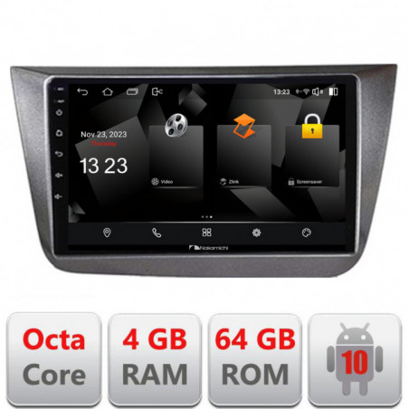 Navigatie dedicata Nakamichi Seat Altea 2005-2014 Android radio gps internet quad core 4+64 carplay android auto