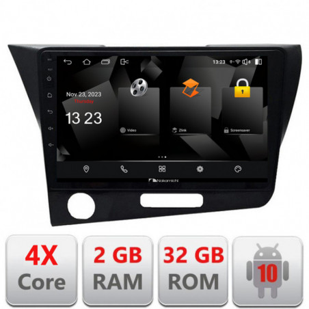 Navigatie dedicata Nakamichi Honda CR-Z 2006-2013  Android radio gps internet quad core 2+32 carplay android auto