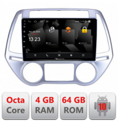 Navigatie dedicata Nakamichi Hyundai I20 2011-2014 manual si automat  Android radio gps internet quad core 4+64 carplay android auto