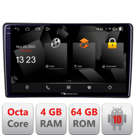 Navigatie dedicata Nakamichi Toyota  Android radio gps internet quad core 4+64 carplay android auto