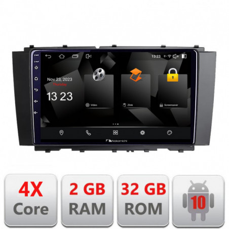 Navigatie dedicata Nakamichi Mercedes CLK W209 Android radio gps internet quad core 2+32 carplay android auto