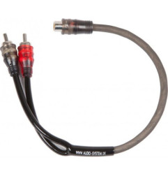 AUDIO SYSTEM HIGH-Performance RCA Cable Y-RCA OFC de 500 mm (2x mufă M și 1x mufă F)