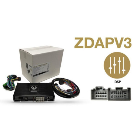 Kit de Amplificare VOLVO 2006 - 2019 (Pentru mașini fără amplificator OEM) cu cabluri Plug & Play Kit VOLVO POWER UP 800 W MAX