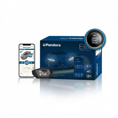 Kit pornire motor Pandora ELITE Chevrolet Malibu gen 8 2013-2015, aplicatie telefon 4G, GPS, pager, tag, telecomanda (montaj inclus)