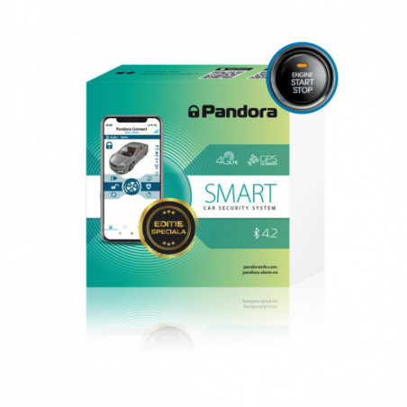 Kit pornire motor Pandora Smart v3 ES(fara tag) Hyundai Santa Fe gen 2 2006-2012, aplicatie telefon 4G, GPS (montaj inclus)