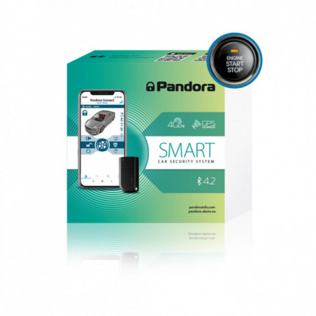 Kit pornire motor Pandora Smart v3 (cu tag) Isuzu Dmax gen 3 2019-, aplicatie telefon 4G, GPS (montaj inclus)