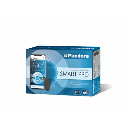 Pandora Smart PRO - Alarma auto smart cu control GSM 4G, GPS de mare precizie, Bluetooth si conexiuni CAN
