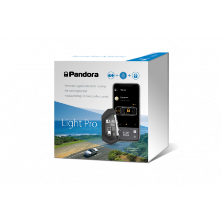 Pandora Light PRO V2 alarma auto cu Bluetooth si telecomada OLED 868Mhz