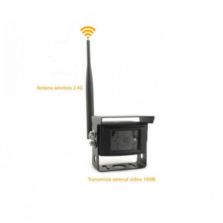 Camera video wireless spate pentru dube camioane si utilaje Edotec EDT-CAM305W